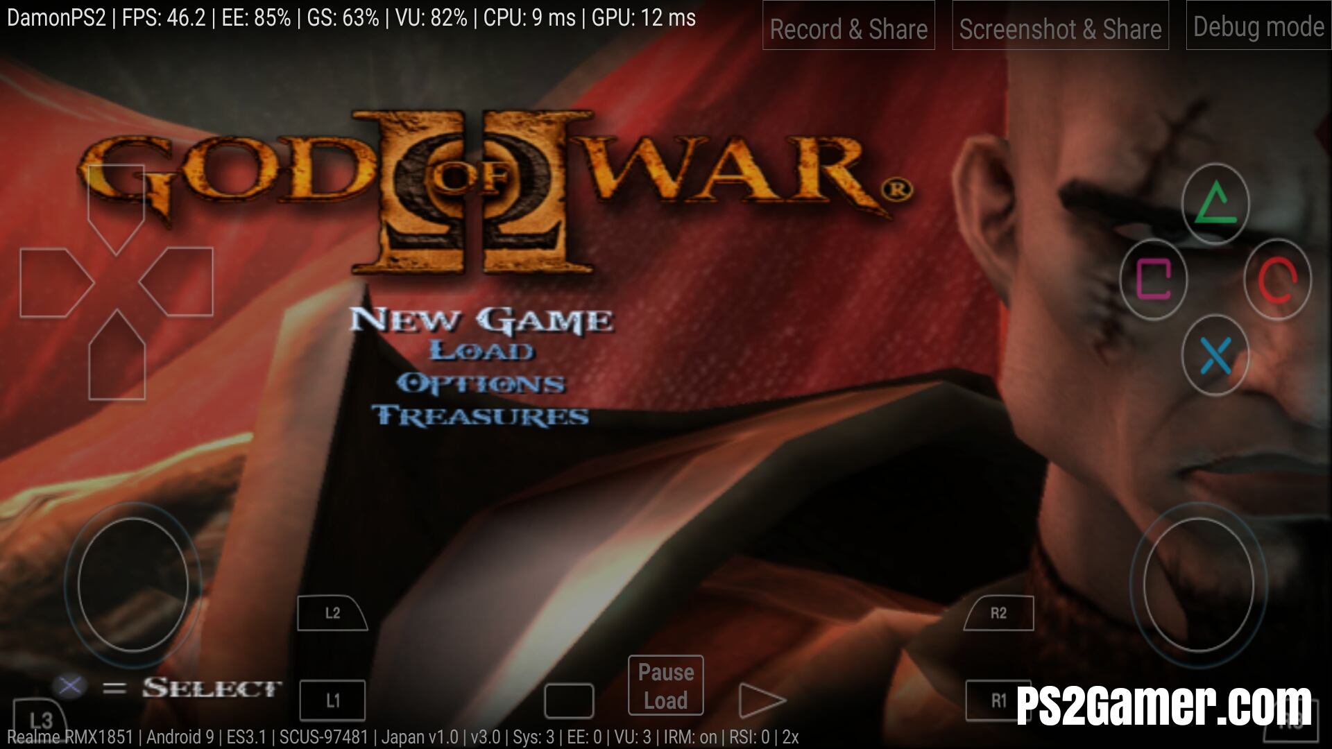 God of War 2 PPSSPP ISO File Download
